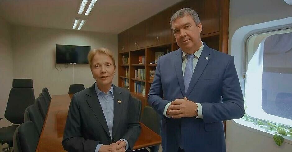 Imagem de compartilhamento para o artigo Governador Eduardo Riedel deixa PSDB e se filia ao Progressistas da MS Todo dia